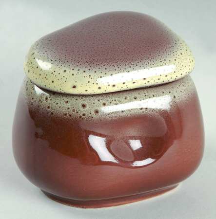 Frosty Fudge Sugar Bowl & Lid