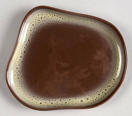 Frosty Fudge Bread & Butter Plate