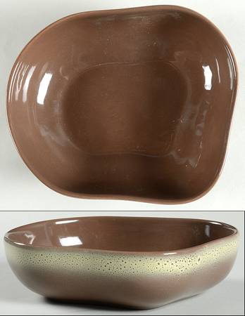 Frosty Fudge 7" Round Vegetable Bowl