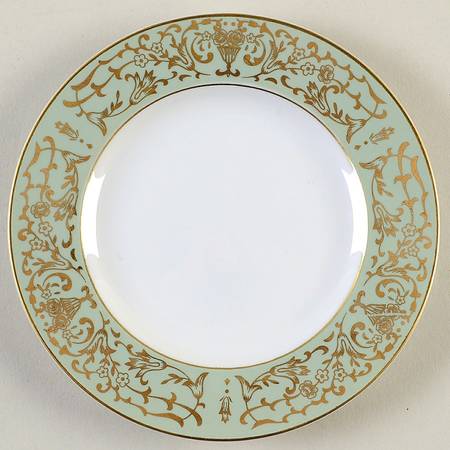 Coronation Green Bread & Butter Plate