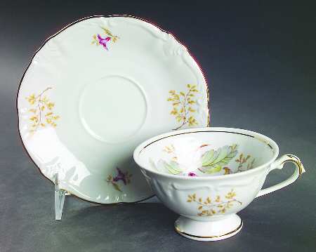 Aloha Footed Cup & Saucer Set