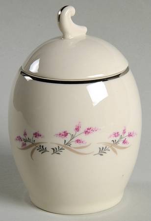 Lilac Sugar Bowl & Lid by Flintridge