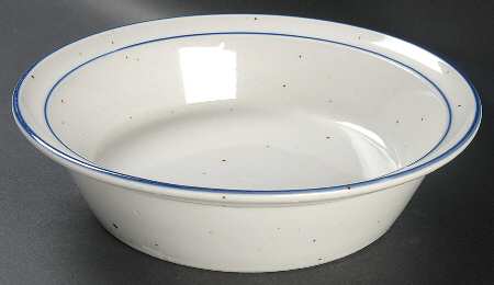 Earthstone Blue Reef 9" Round Vegetable Bowl
