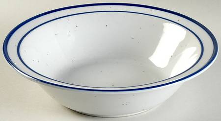Earthstone Blue Reef 9" Round Vegetable Bowl
