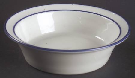 Earthstone Blue Reef Rim Cereal Bowl