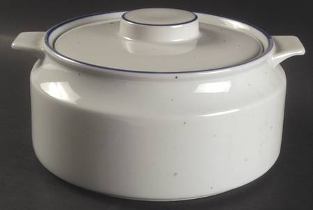 Earthstone Blue Reef 3 Quart Round Covered Casserole