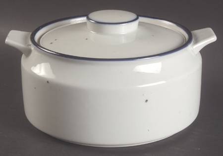 Earthstone Blue Reef 1.5 Qt Round Covered Casserole