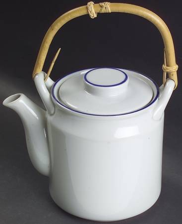 Earthstone Blue Reef Teapot & Lid with Removable Top Handle