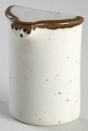 Earthstone Rust Brown Pepper Shaker