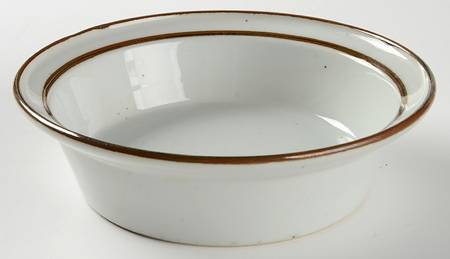 Earthstone Rust Brown Coupe Soup Bowl