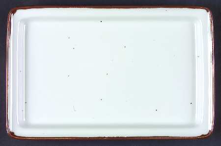 Earthstone Rust Brown 11" Rectangular Serving Platter