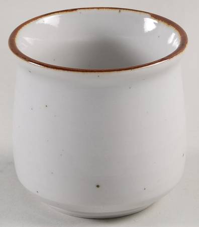 Earthstone Rust Brown Custard Cup