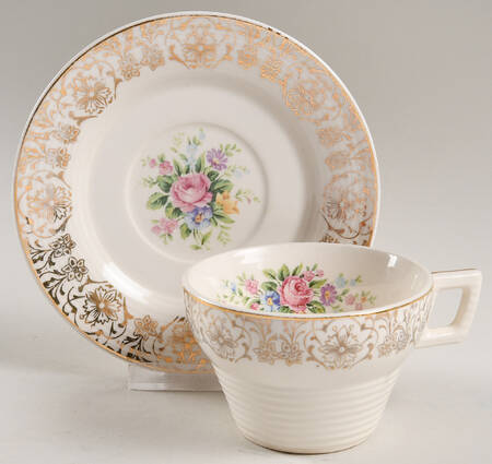 Rosalie Flat Cup & Saucer Set