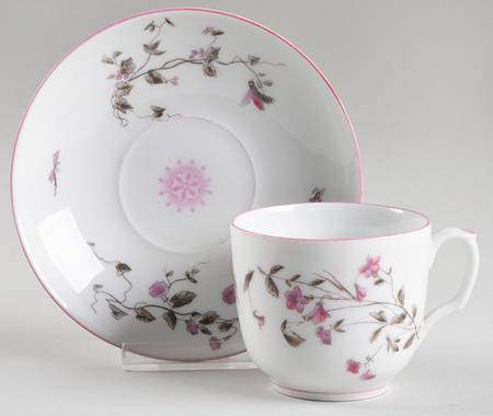 4014 Footed Cup & Saucer Set
