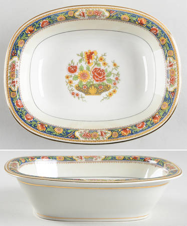 TRV76 8" Oval Vegetable Bowl by Tressemanes & Vogt