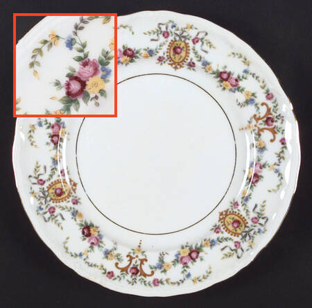 Camille Salad Plate