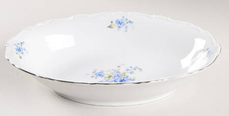 Forget Me Nots 11" Oval Vegetable Bowl