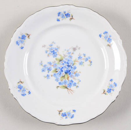 Forget Me Nots Bread & Butter Plate