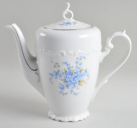 Forget Me Nots Coffee Pot & Lid