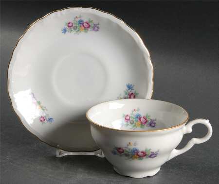 Juliette Footed Cup & Saucer Set by Toscport