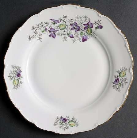 Spring Violet (Scroll Edge Only) Salad Plate