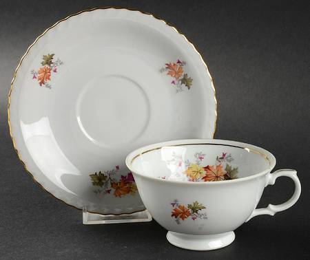 Tyrol Footed Cup & Saucer Set