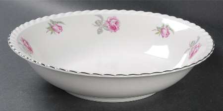 Vienna Rose 9" Round Vegetable Bowl by Toscport