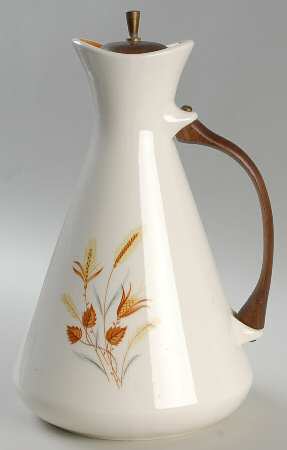 Autumn Harvest Metal or Wood Handle Carafe & Lid