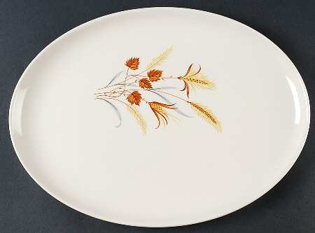 Autumn Harvest 13" Oval Serving Platter