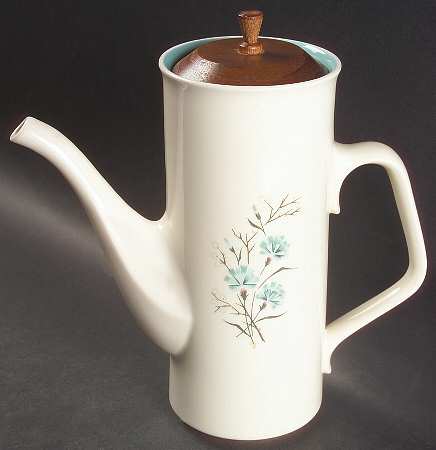 Floral Coffee Pot & Lid