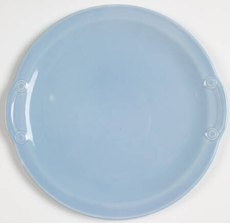 Luray Pastels Windsor Blue Handled Cake Plate