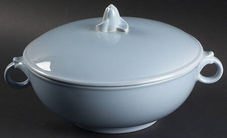 Luray Pastels Windsor Blue 1.25 Qt Round Covered Casserole