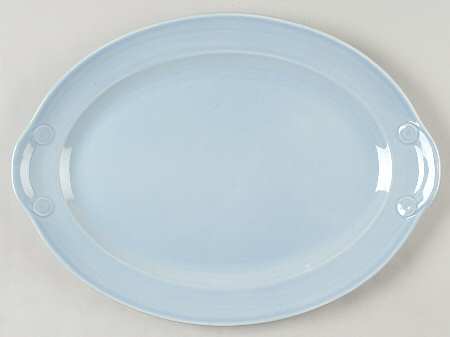 Luray Pastels Windsor Blue 13" Oval Serving Platter