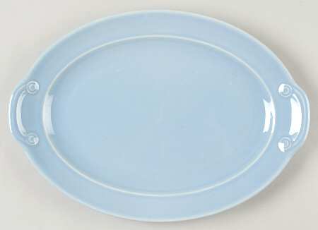 Luray Pastels Windsor Blue 11" Oval Serving Platter