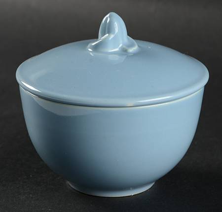 Luray Pastels Windsor Blue Sugar Bowl & Lid