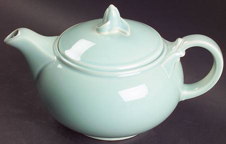 Luray Pastels Surf Green Teapot & Lid