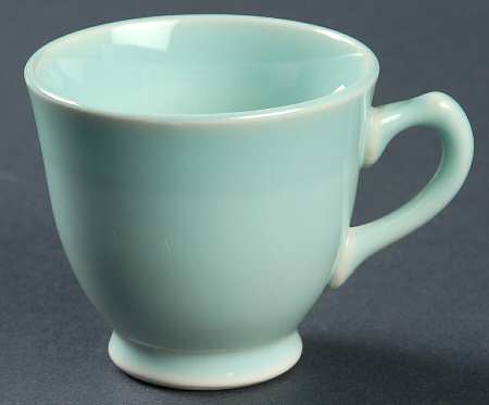 Luray Pastels Surf Green Footed Demitasse Cup
