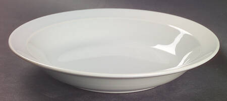 Luray Pastels Chatham Grey Rim Soup Bowl