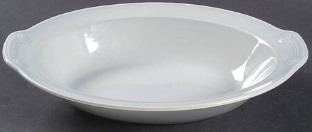 Luray Pastels Chatham Grey 10" Oval Baker/Vegetable Bowl