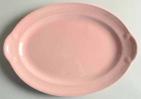 Luray Pastels Sharon Pink 11" Oval Serving Platter
