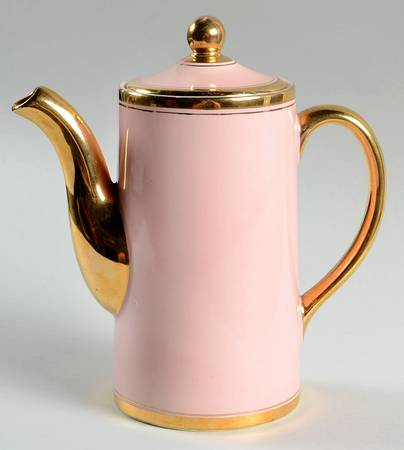 Luray Pastels Sharon Pink Chocolate Pot & Lid