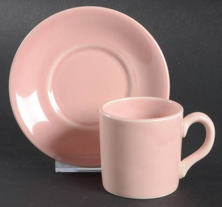 Luray Pastels Sharon Pink Chocolate Cup & Saucer Set