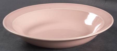 Luray Pastels Sharon Pink Rim Soup Bowl