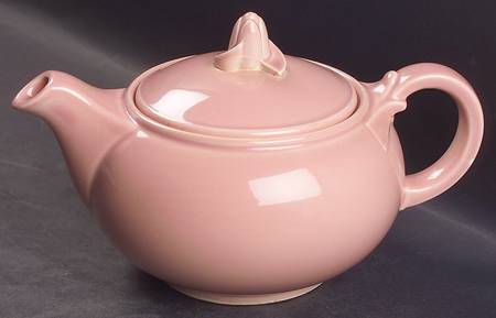 Luray Pastels Sharon Pink Teapot & Lid