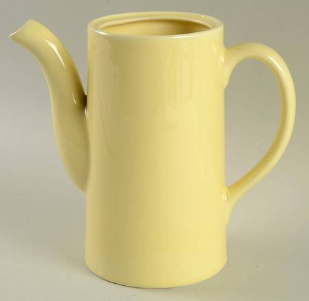 Luray Pastels Persian Cream Yellow Chocolate Pot No Lid