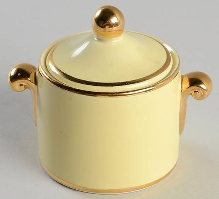 Luray Pastels Persian Cream Yellow Sugar Base for Chocolate Set