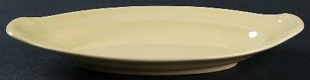 Luray Pastels Persian Cream Yellow Pickle Dish