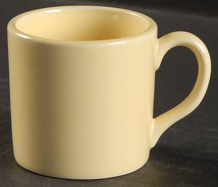 Luray Pastels Persian Cream Yellow Chocolate Cup