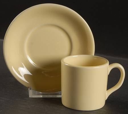 Luray Pastels Persian Cream Yellow Chocolate Cup & Saucer Set