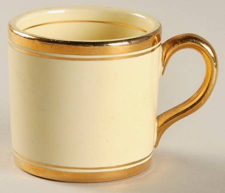 Luray Pastels Persian Cream Yellow Chocolate Cup